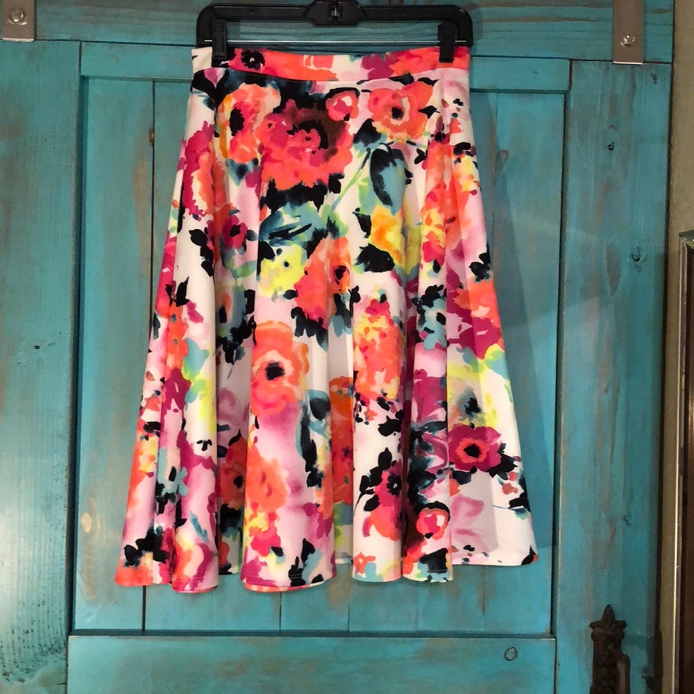 Colorful Floral Midi